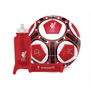Liverpool FC - Geschenk-Set  3er-Pack mit Unterschriften RD3219 (Einheitsgröße) (Rot/Weiß/Schwarz)