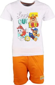 Paw Patrol Jungen Kinder Schlafanzug Pyjama – Weiß / 128