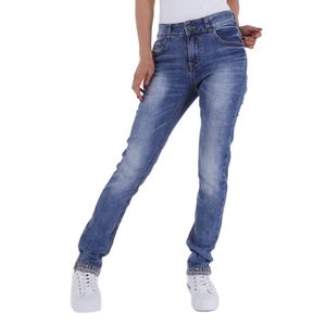 Ital-Design Damen High Waist Jeans von Gallop Gr.  - blue