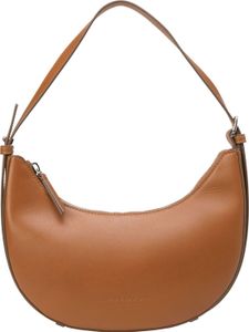 Marc O'Polo Leder Schultertasche Alvi Crossbody Bag True Camel hellbraun