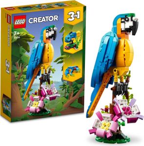SET: LEGO Creator 3-in-1: Pandabär (30641) + Exotischer Papagei  (31136) - Fisch Frosch