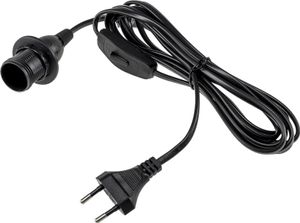 Netzkabel mit Schalter und E14 Fassung