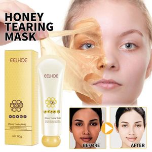 60g Peel Off Honig Gesichtsmaske Mitesser Entferner Honig Maske auftragen Porenschrumpfung Feuchtigkeitsspendend Hautfarbe aufhellen