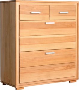 Schuhschrank Schuhkipper Genf 91 cm Kernbuche massiv geölt