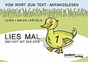 Lies mal 1 - Das Heft mit der Ente. Großbuchstaben
