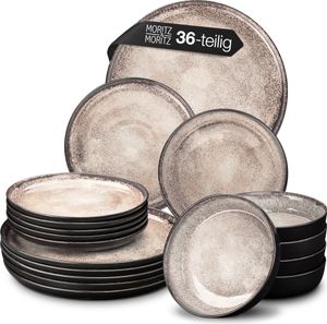 Moritz & Moritz VIDA 36tlg Geschirrset Beige