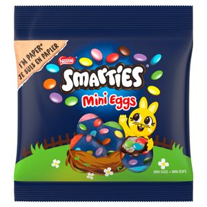Smarties Mini Eggs Vollmilch Schokolinsen mit Zuckerüberzug 81g
