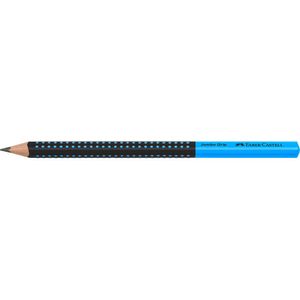 FABER-CASTELL Bleistift Jumbo GRIP TWO TONE blau
