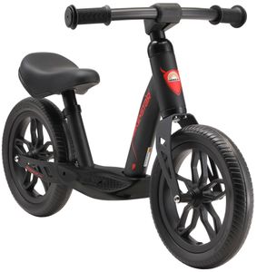 BIKESTAR Extra leichtes Kinder Laufrad ab 2 Jahre | 10 Zoll Eco Classic Lauflernrad | Schwarz