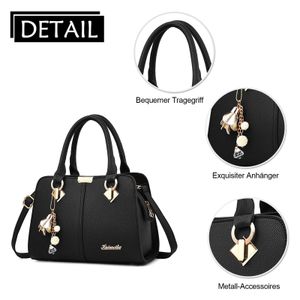 MODFU Handtasche Damen Schultertasche Handtaschen Tragetasche, Groß Damen Handtasche, Geschenke für Frauen in schlichter Optik MODFU Handtasche Damen Schultertasche Handtaschen Tragetasche, Groß Damen Handtasche, Geschenke für Frauen in schlichter Optik