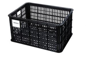 BASIL V.R.-Korb "Crate L" Kunststoff, Vo black