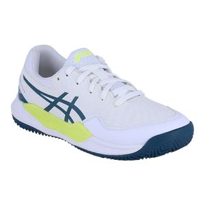 Asics Tennisschuh Gel Resolution 9 GS Clay Kinder Weiß Blau