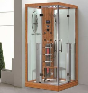 XXL Luxus LED Dampfdusche+Infrarotsauna Kombi Infrarot Sauna Wärmekabine OZON