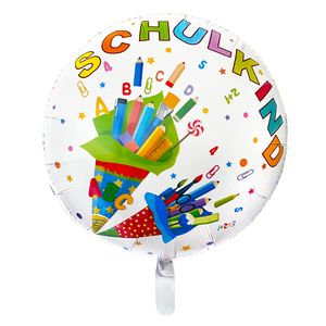 Oblique Unique Schulkind Folien Luftballon für Schuleinführung Schulanfang Einschulung Dekoration Deko Ballon