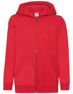 Fruit of the Loom Classic Hooded Sweat Jacket Kids UNISEX Kinder Kapuzen Sweat-jacke