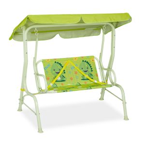relaxdays Hollywoodschaukel für Kinder mit Dach relaxdays Hollywoodschaukel für Kinder mit Dach