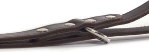 Beeztees Trainingsleine Leder Braun 240x1,8 cm 736406
