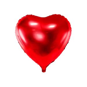 Folienballon Herz, 45cm PartyDeco Farben allgemein: Rot