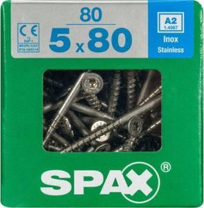 Spax Universalschrauben 5.0 x 80 mm TX 20 - 80 Stk.