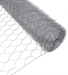 Drátěný plot 10m/25m šestihranné pletivo pozinkovaný drát pro králíky stříbrná velikost ok 27mm drátěné pletivo pro voliéry - 25m x 50cm (DxV)