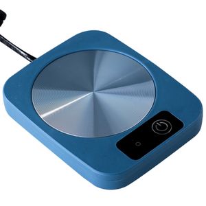 Becherheizung USB betrieben konstante Temperatur Mehrzweck niedriger, leistungsspeicherer Heizungsheizung tragbarer Milchtee Wasser Tasse Heizkissen für Zuhause-Blau