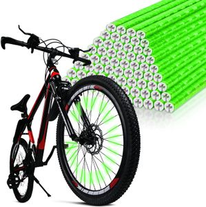 flintronic Speichenreflektoren Fahrrad, wasserdichter Speichenreflektor Einfach zu montierende Speichenräder, mit 360° Warn-Reflexionsmaterial für alle gängigen Speichenräder