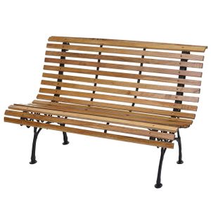 Linder Exclusiv Gartenbank Parkbank Gartenmöbel Holzbank MC4414 150x70x81 cm