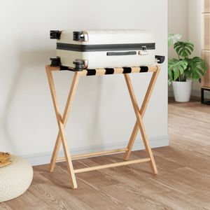vidaXL Věšák na zavazadla 68,5x38x58 cm Bamboo