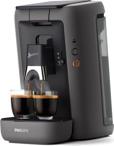 Philips Senseo® Maestro Kaffee Pad Maschine, Kaffeestärkewahl, Memo Funktion, 1.2 L Wasserbehälter, Grau (CSA260/50)