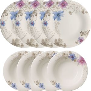 Villeroy & Boch Mariefleur Gris Basic Tafelset 12tlg.