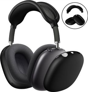 INF Ohrpolster, Schutzhülle und Kopfbügelkissen für Airpods Max-Kopfhörer Schwarz