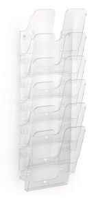 DURABLE Prospektspender A4 hoch 6 St., 1700008401 transparent