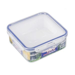 Vorratsdose Lock&Lock 870ml, Gefrierdosen mit Silikondichtung, stapelbare Brotzeitdosen, Snackbox 15,5x15,5cm