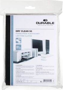 DURABLE Vliestücher DRY?CLEAN?50, 50 St., 573402 weiß
