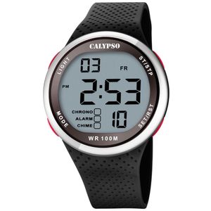 Calypso Armbanduhr Digitaluhr schwarz K5785/4
