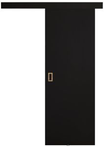 KIER FURNITURE Moderne Schiebetüren 60 - Universal - Schwarz 66x205x1,6 cm