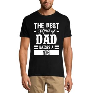 Herren Grafik T-Shirt Die beste Art von Vater zieht ein Model auf – The Best Kind Of Dad Raises A Model – Öko-Verantwortlich Vintage Jahrgang Kurzarm