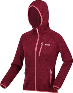 Regatta Hood Newhill Strickfleecejacke Damen mit Kapuze, Farbe:Dunkelrot, Größe:38