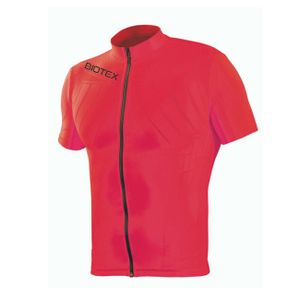 Cyklistický dres s krátkym rukávom Biotex - EMANA - červený XS-S