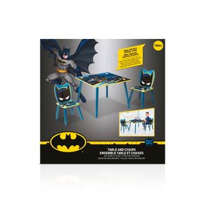 Moose Toys Tisch- und Stühle-Set Batman, Leicht zusammenzubauen