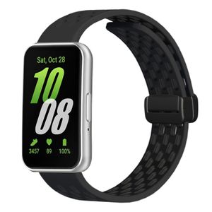 INF Uhrenarmband mit Magnetschnalle für Samsung Galaxy Fit 3 Schwarz