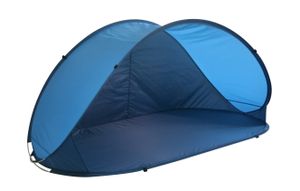 Strandmuschel Pop Up Strandzelt Dunkelblau Wetter- und Sichtschutz Zelt