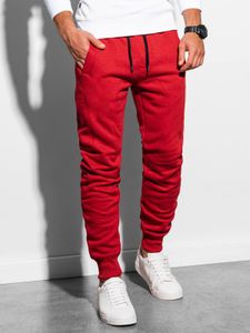 Ombre Clothing Pánské tepláky Stylo červená XL