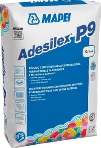 MAPEI® ADESILEX P9 25 kg grau Fliesenkleber Flex-Kleber Flexverlegemörtel für Wand und Decke im Innen- & Außenbereich