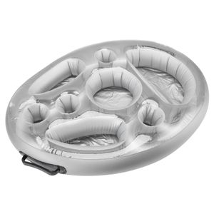 Schwimmender Getränkehalter für Pool,Aufblasbarer Getränkehalter für Pool,Aufblasbarer schwimmender Getränkehalter für Pool,Schwimmendes Tablett für Pool,Aufblasbarer Getränkehalter,Pool Getränkehalter schwimmt