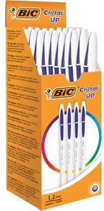 BIC Kugelschreiber Cristal Up Strichfarbe: blau 20 Stück