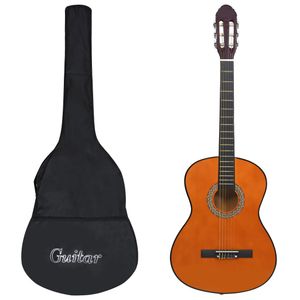 Prolenta Premium  Klassikgitarre für Anfänger mit Tasche 4/4 39"