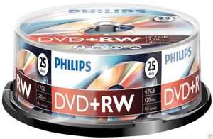 Philips DVD-Rohlinge, 120Min, 4.7GB, Speed 4x, Spindel (25 Disc)