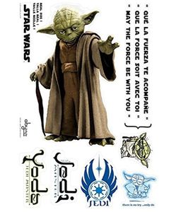 Wandsticker Star Wars Jedi-Meister Yoda