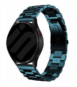 Strap-it Stahlarmband - Kompatibel mit Samsung Galaxy Watch 6 Armband 44mm Ersatzarmband Edelstahl - Faltschließe - Hochwertiges Material - für Samsung Galaxy Armband Grün